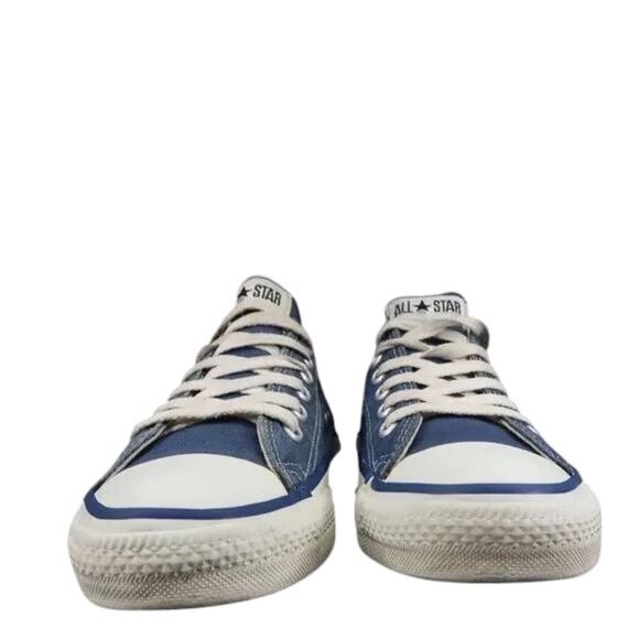Converse Shoes Made In USA Mens 5.5 Sneaker All Star Canvas Vintage Lace Up Blue - Picture 6 of 15